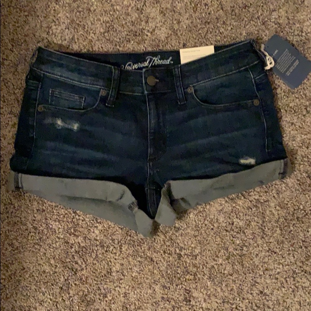 Denim shorts